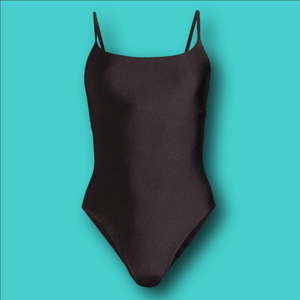 Love & sports women's shimmer scoop neck one piece bathing suit size XL